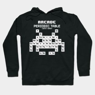 Arcade Periodic Table WHITE Hoodie